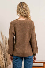 Load image into Gallery viewer, Split Neck Super Soft Sweater
