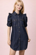 Load image into Gallery viewer, Dark Denim Dress