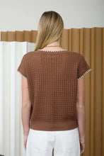 Load image into Gallery viewer, Brown Textured Knit