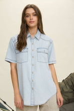 Load image into Gallery viewer, Light Denim Button Down