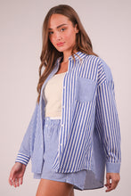 Load image into Gallery viewer, Striped Sailor Set Blue