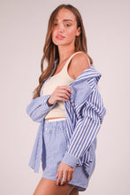Load image into Gallery viewer, Striped Sailor Set Blue