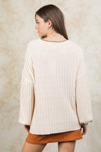 Load image into Gallery viewer, Contrast Color Detail Neck Sweater
