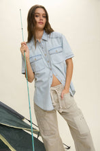 Load image into Gallery viewer, Light Denim Button Down

