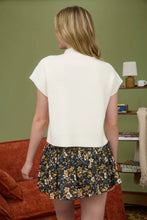 Load image into Gallery viewer, Sleeveless Mock Neck Sweater- Cream
