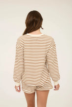Load image into Gallery viewer, Brown Striped Henley (Copy)
