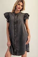 Load image into Gallery viewer, The Jenny Jean Dress- Black Denim
