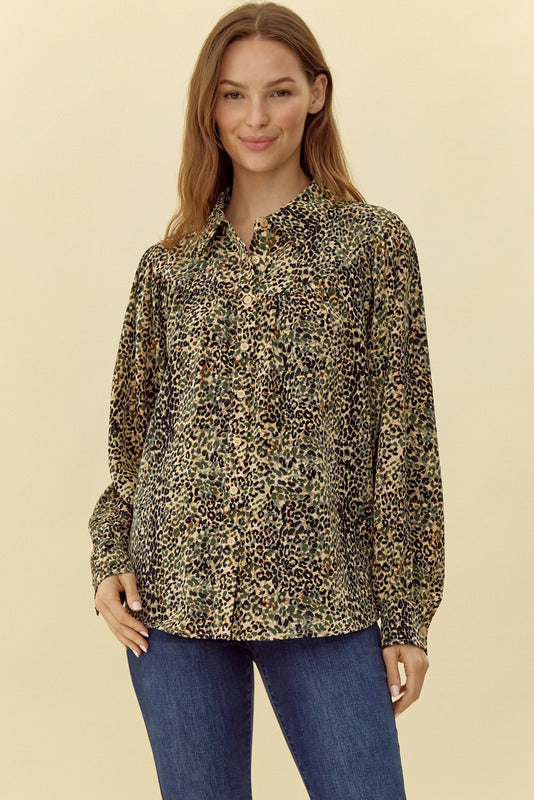 Stealth Leopard Blouse