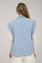 Load image into Gallery viewer, Quilted Denim Vest
