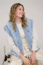 Load image into Gallery viewer, Quilted Denim Vest
