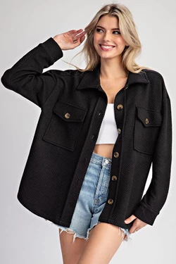 Embossed Black