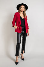 Load image into Gallery viewer, Deep Red Blazer
