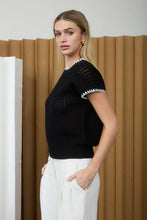 Load image into Gallery viewer, Black Textured Knit
