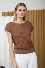 Load image into Gallery viewer, Brown Textured Knit
