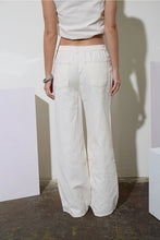 Load image into Gallery viewer, Cream Wide Leg Drawstring Pants
