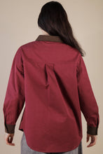 Load image into Gallery viewer, Soft Woven Button Down Barn Shacket Jacket
