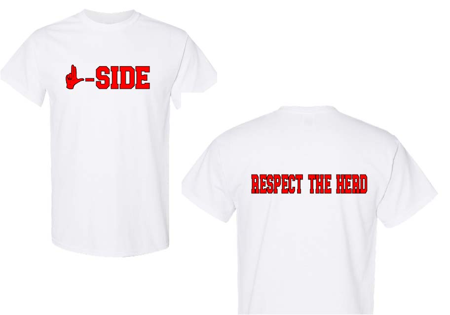 Order close date 8/21 Football Exclusive L Side Respect the Herd Tee - Shirts will be delivered to Legacy once order closes and shirts are printed.