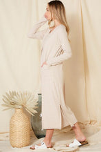 Load image into Gallery viewer, Pocket Detail Long Knit Cardigan - also available in black
