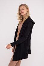 Load image into Gallery viewer, Cozy open front Cardigan - Black
